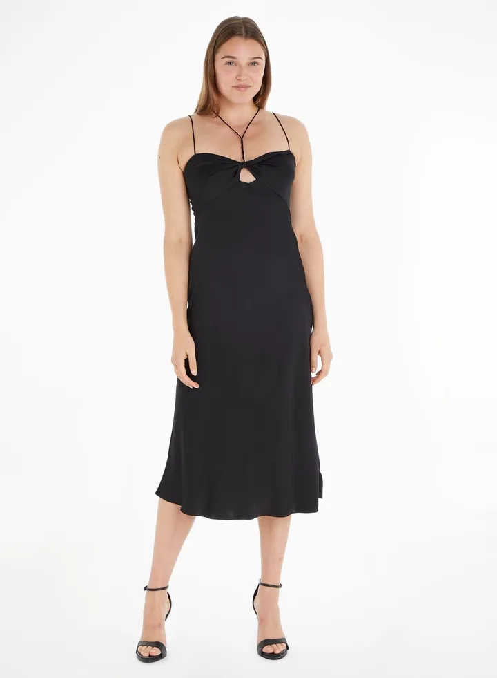 Strappy Cut Out Detail Dress