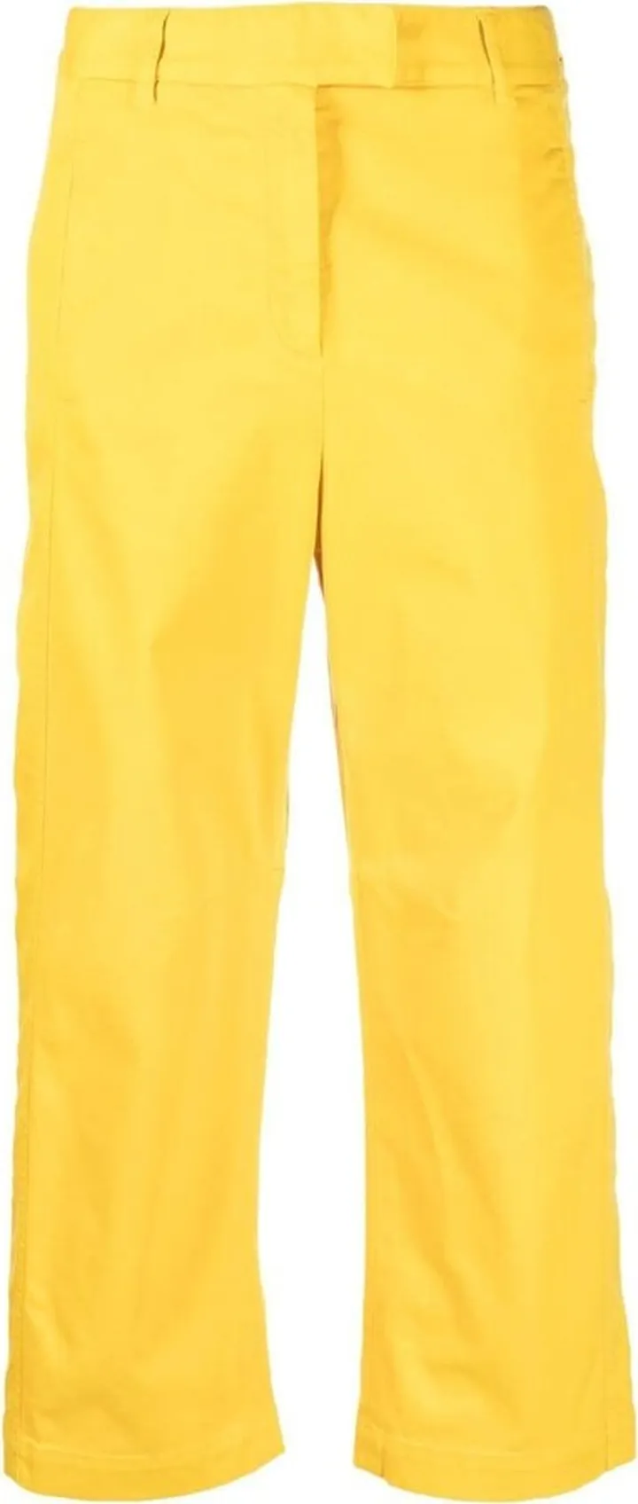 Wide-Leg Cropped Trousers