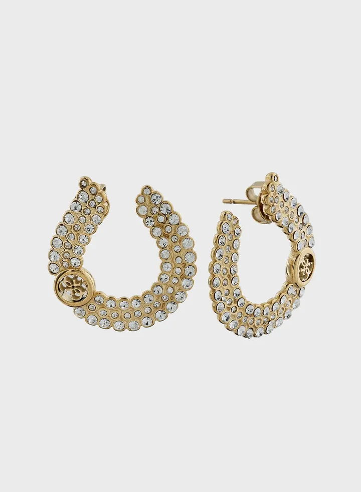 4G Illusion Hoop Earrings