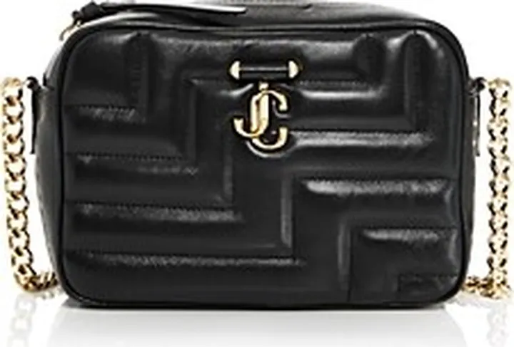 Jimmy Choo Varenne Leather Crossbody Camera Bag