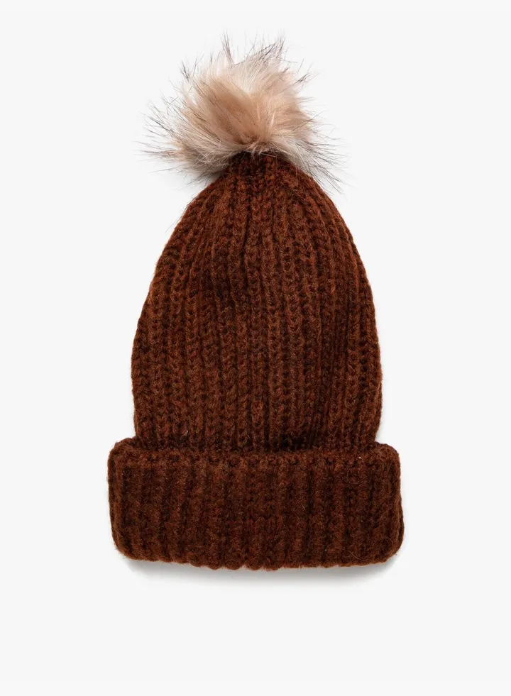 Pom Pom Detail Beanie