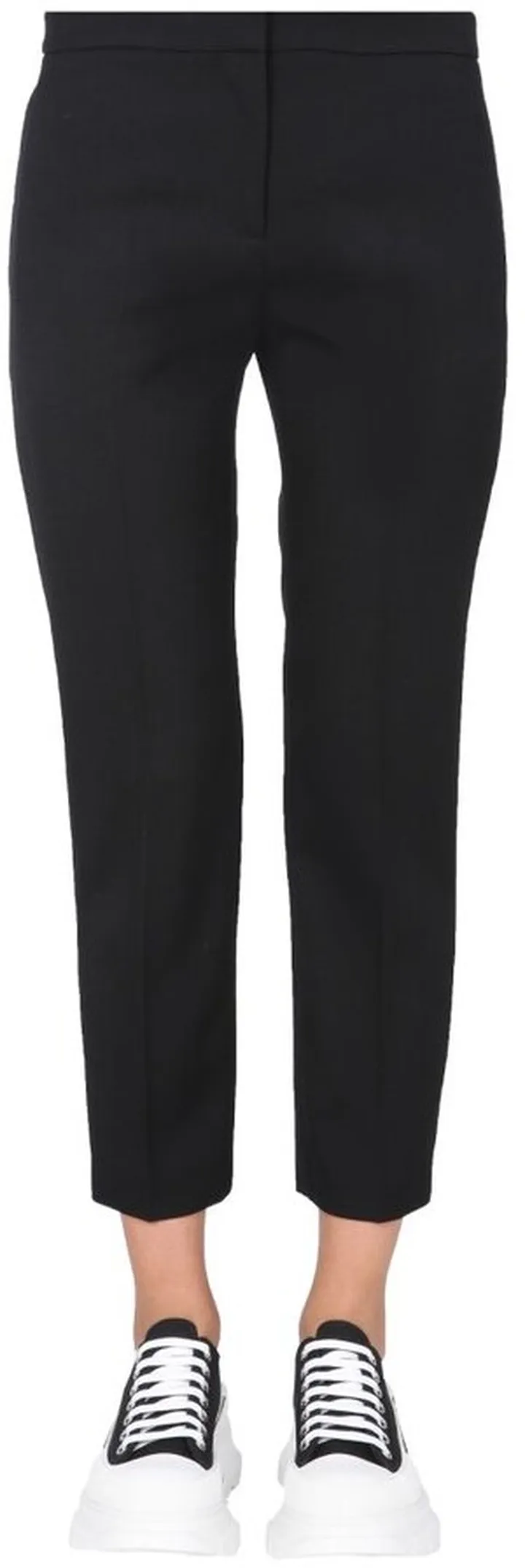 Alexander McQueen Cropped Straight-Leg Trousers