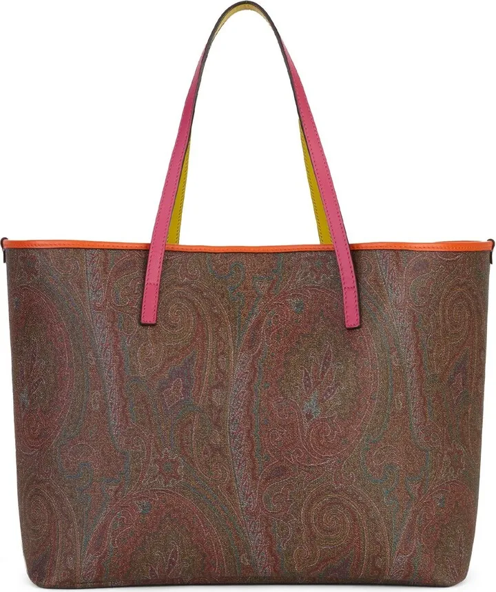 Book paisley tote bag