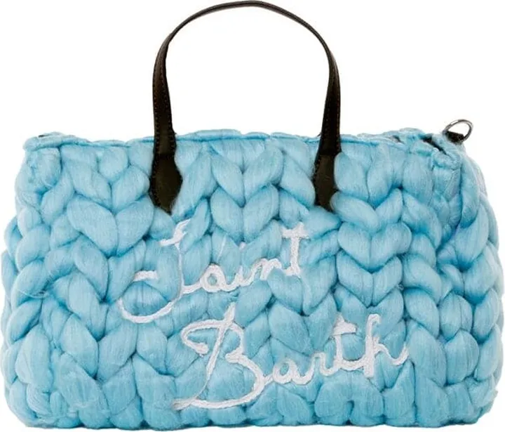 Light Blue Tricot Handbag