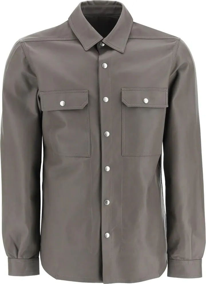 Rick Owens Leather Outershirt