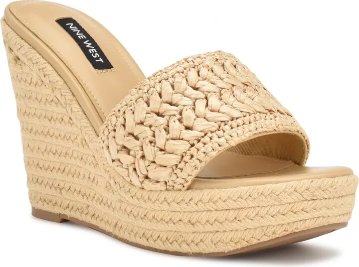 Nine West Women's Holand Casual Espadrille Wedge Sandals Women's Shoes