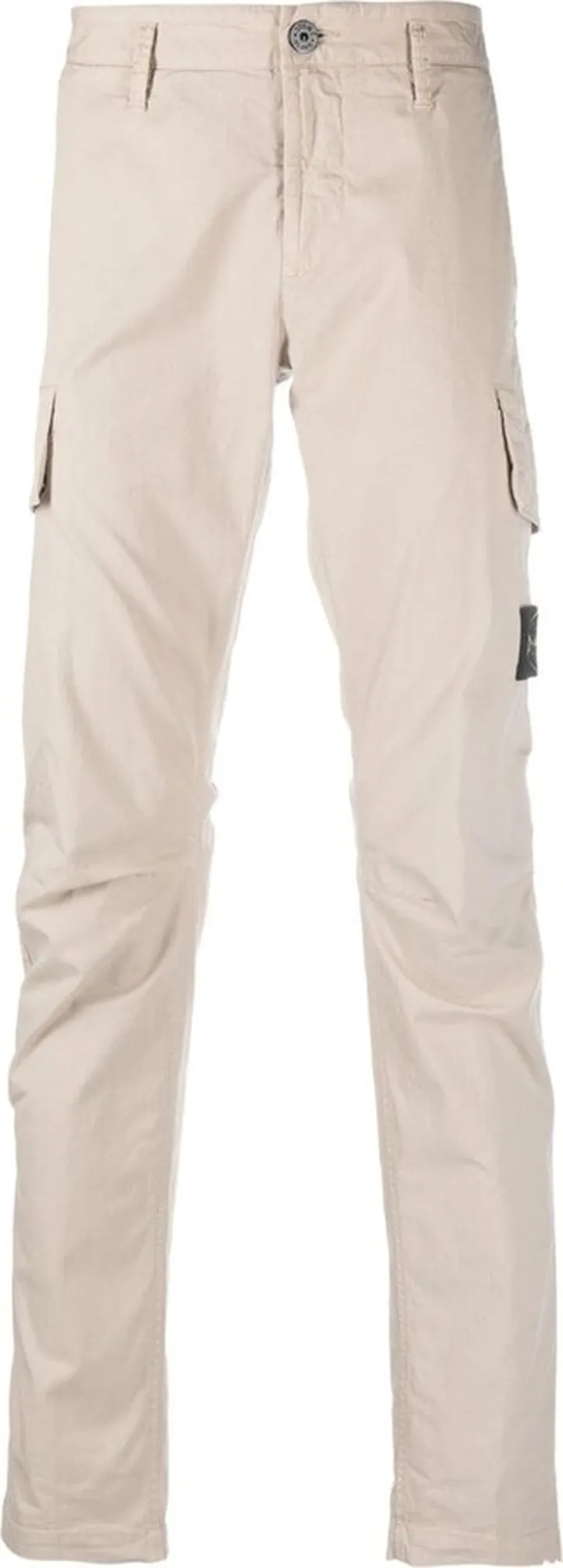 Logo-Patch Slim-Cut Trousers