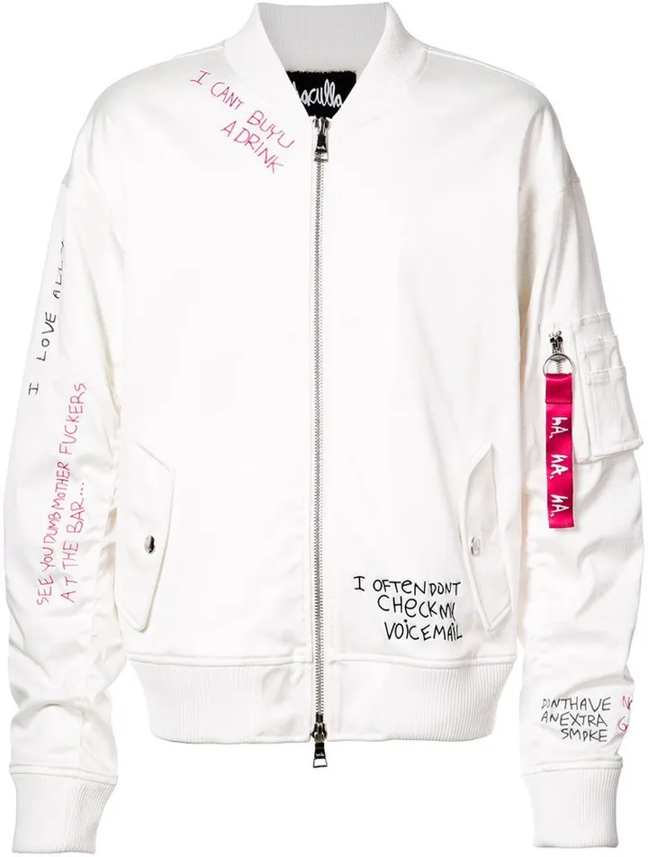 Skribble bomber jacket
