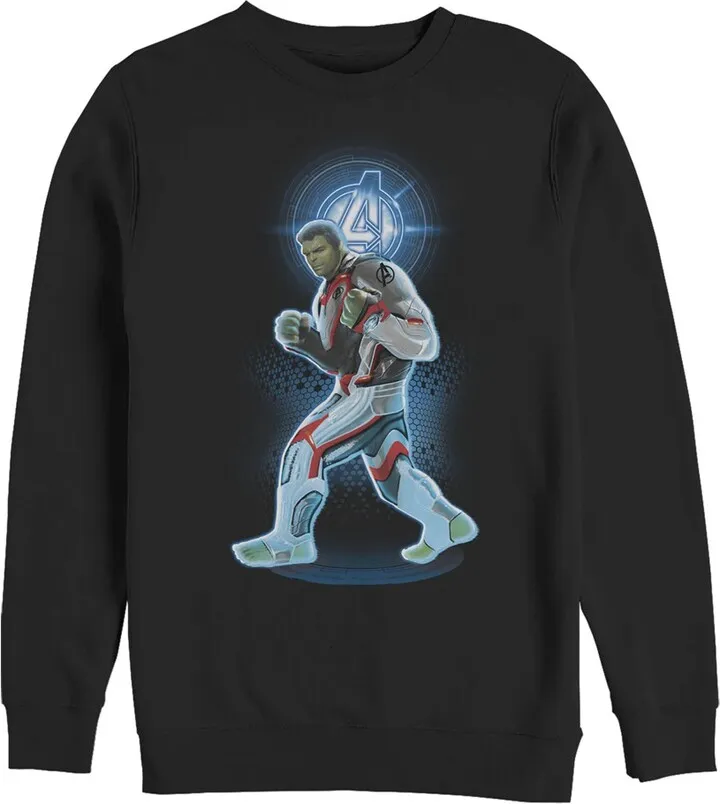 Men's Marvel Avengers: Endgame Hulk Quantum Ready Sweatshirt - Black - Small