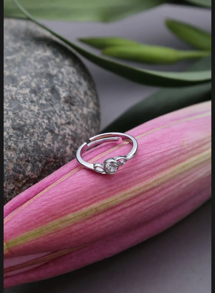 Trendy Silver Band Ring