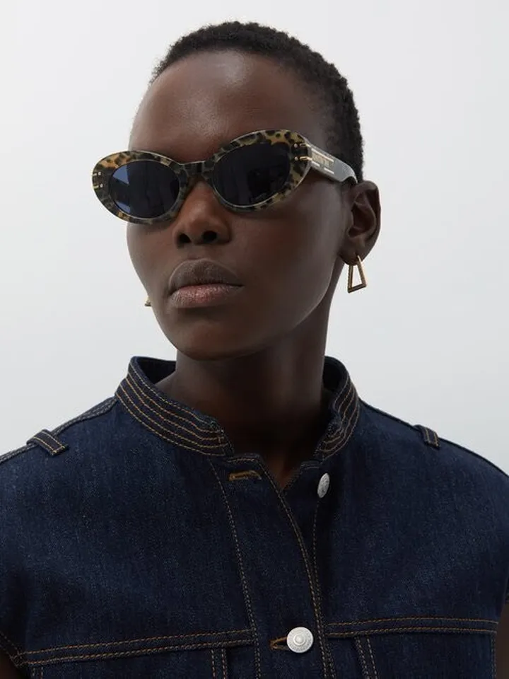 Diorsignature B3u Cat-eye Acetate Sunglasses