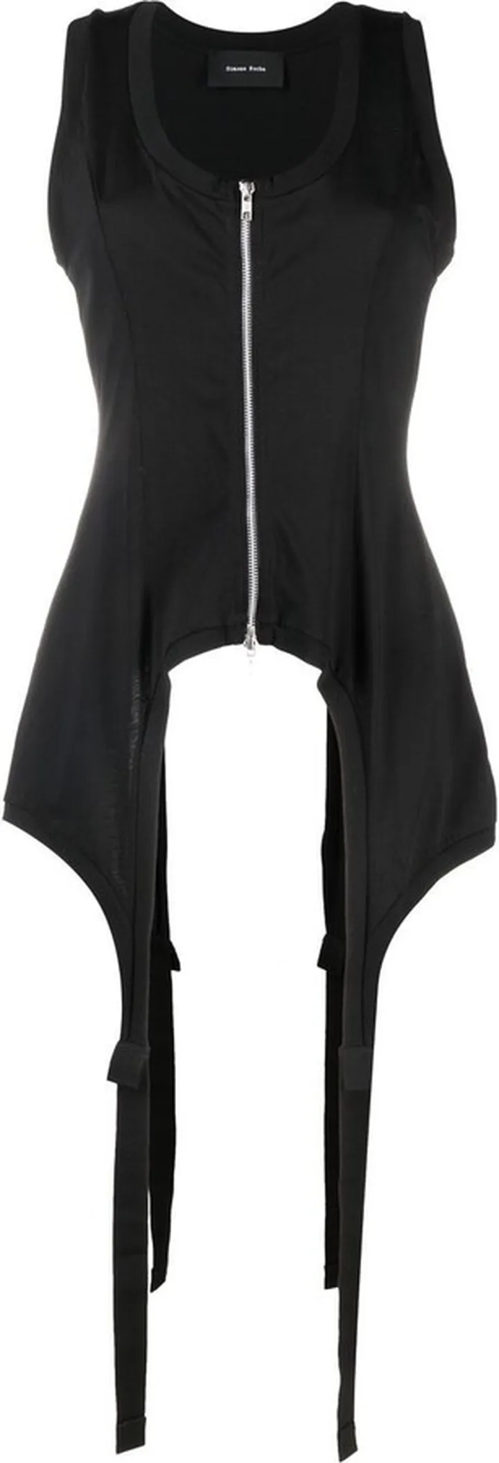 SIMONE ROCHA- Sleeveless Cotton Bodysuit