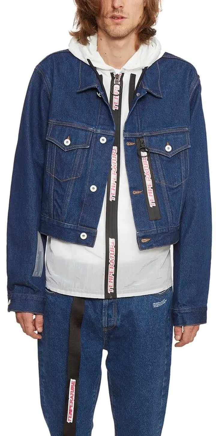 Off-White Panelled Denim Jacket