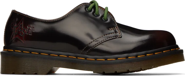 Dr. Martens Burgundy 1461 The Clash Oxfords