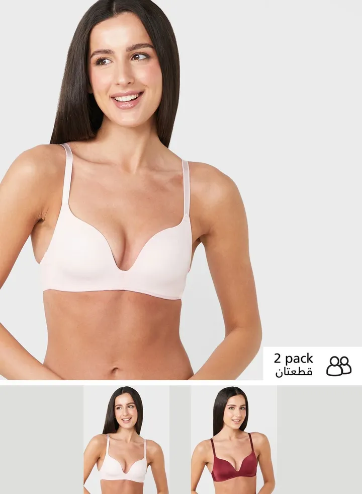 2 Pack T-Shirt Bra