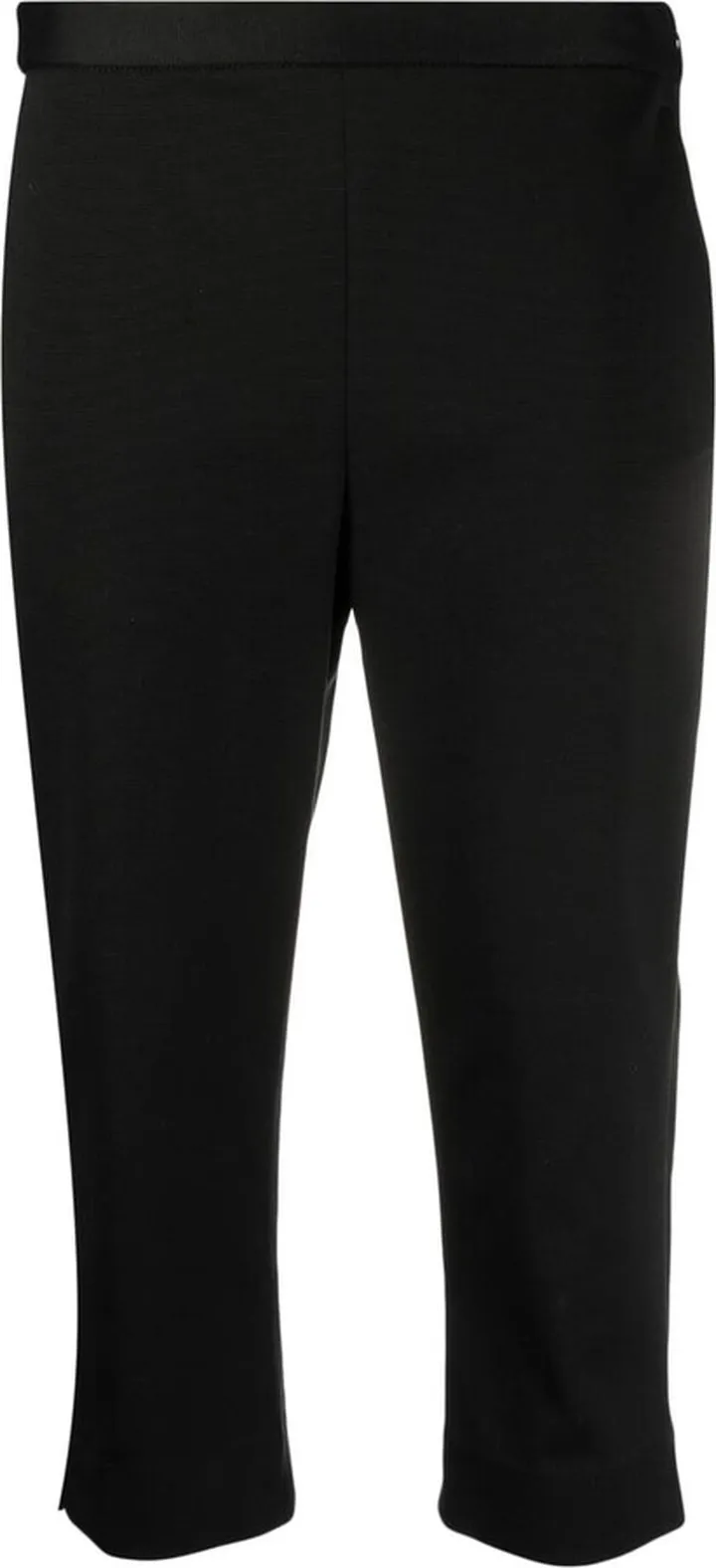High-Waisted Crop-Leg Trousers