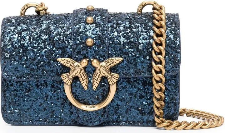 Love Birds glitter mini bag