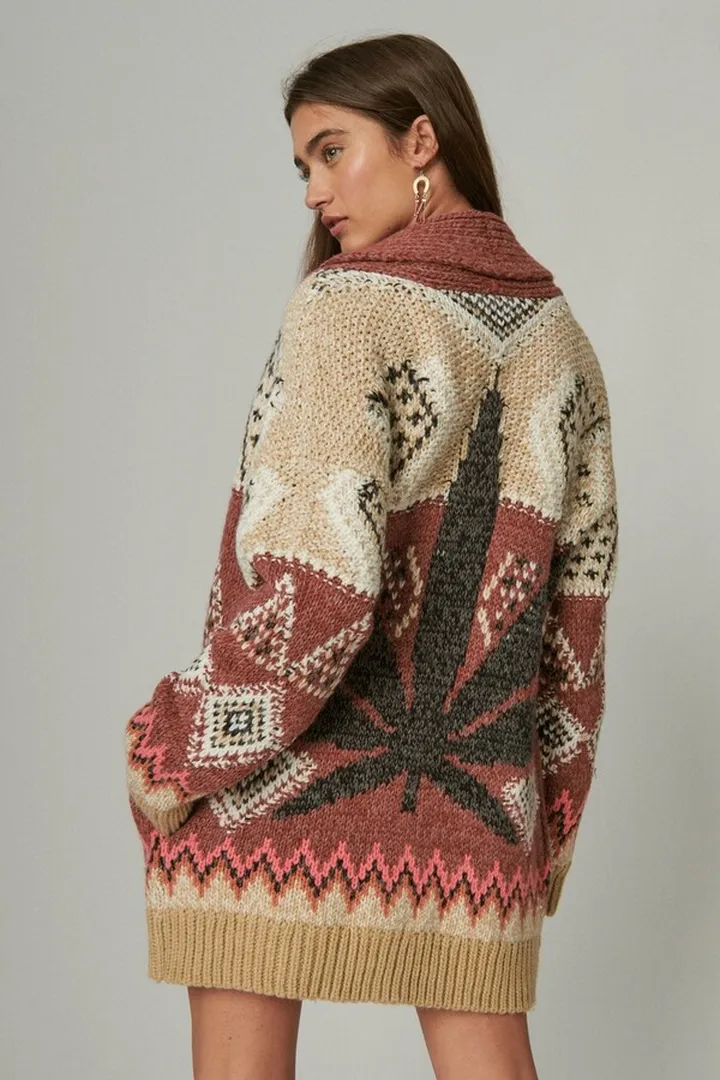 Cannabis Cardigan