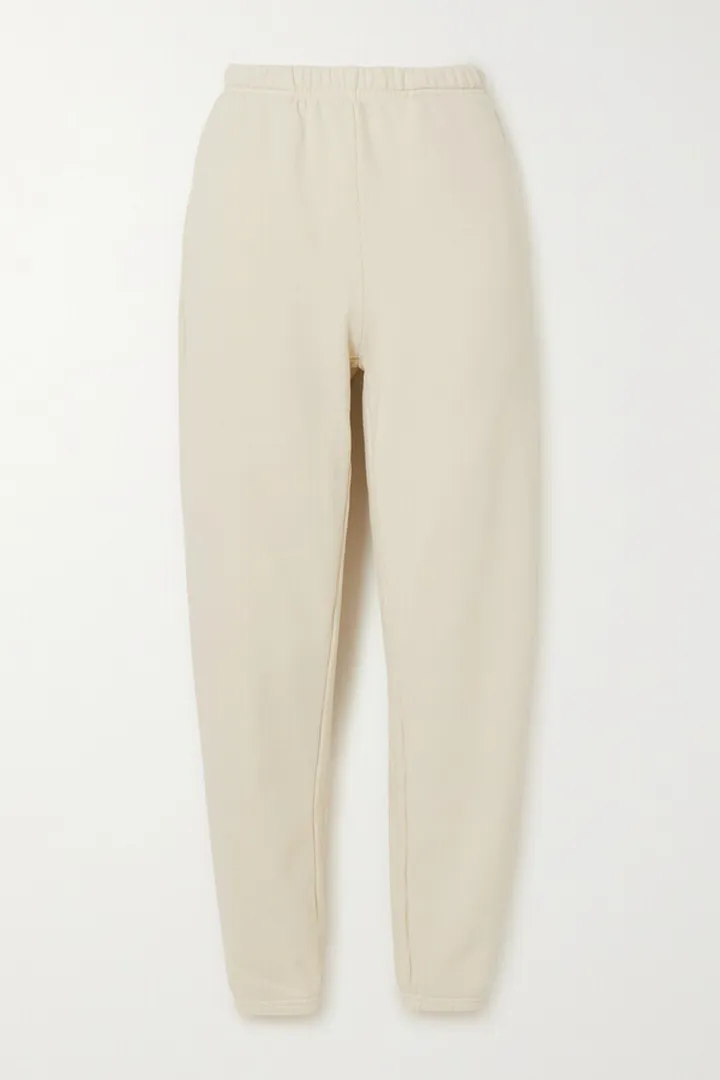 Les Tien - Cotton-jersey Track Pants - Cream