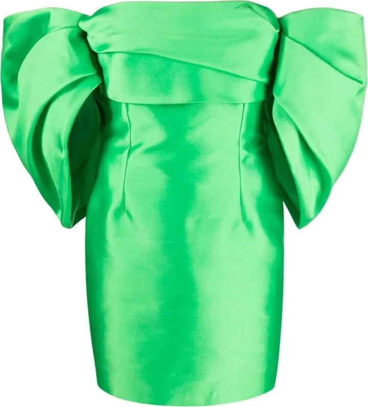 Solace Elina puff-sleeve minidress