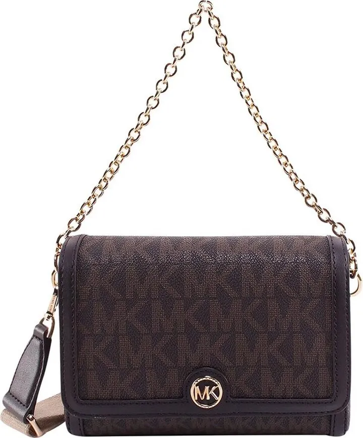 Michael Michael Kors All-Over Logo Small Shoulder Bag