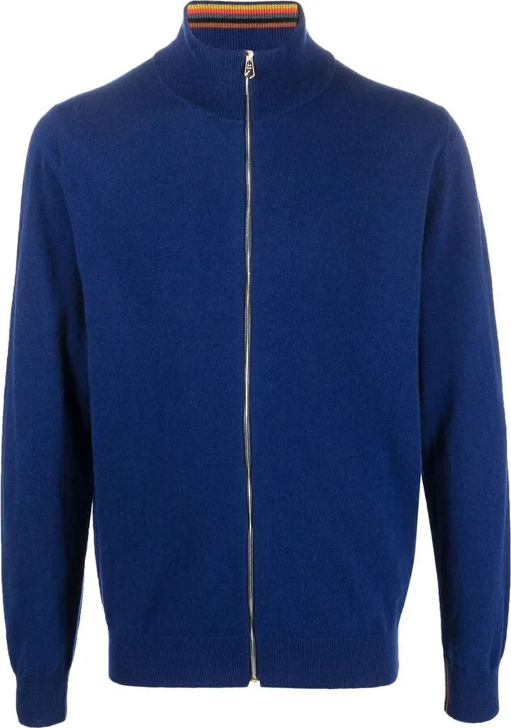 Zip-Up Cashmere Sweater