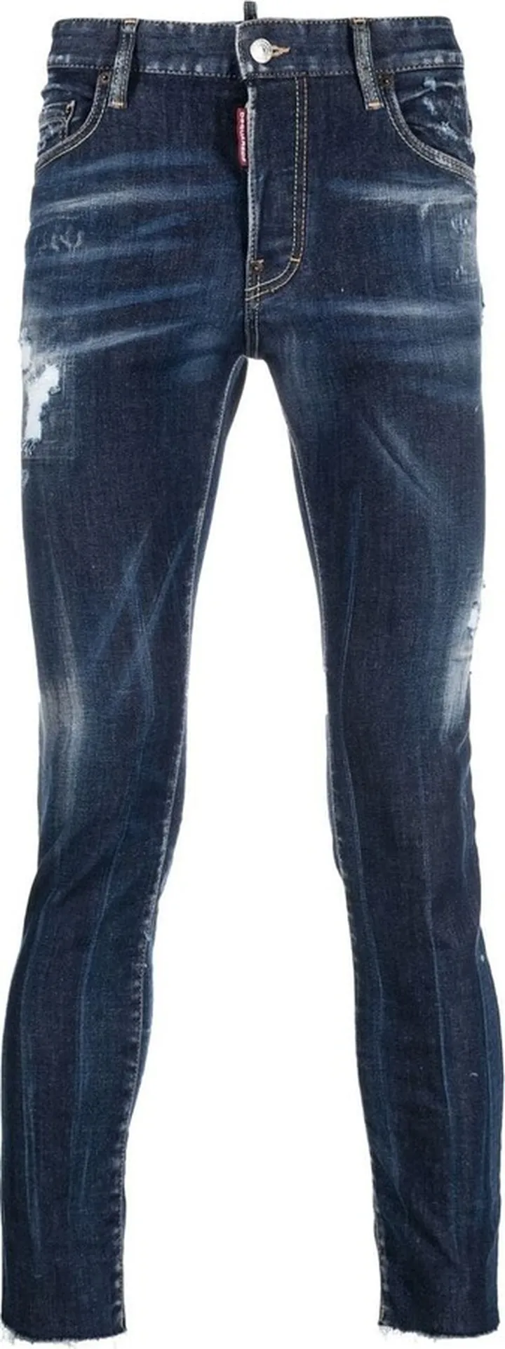 Distressed Slim-Fit Jeans