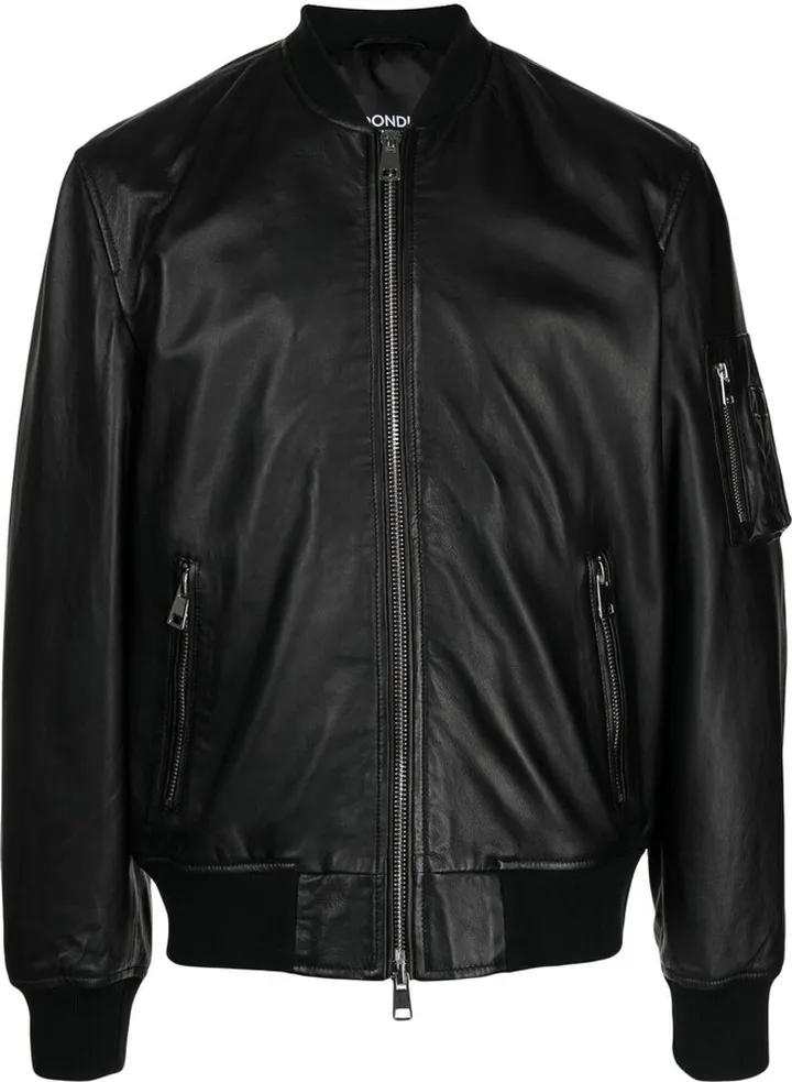 Leather Bomber Jacket