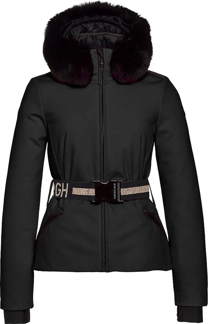 Hida Tech-Fabric & Faux Fur Ski Jacket