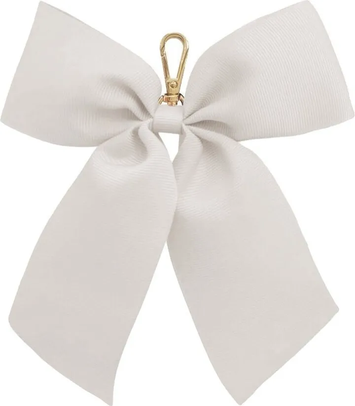 Johnny Loves Rosie - Grey Eloise Bow Keyring