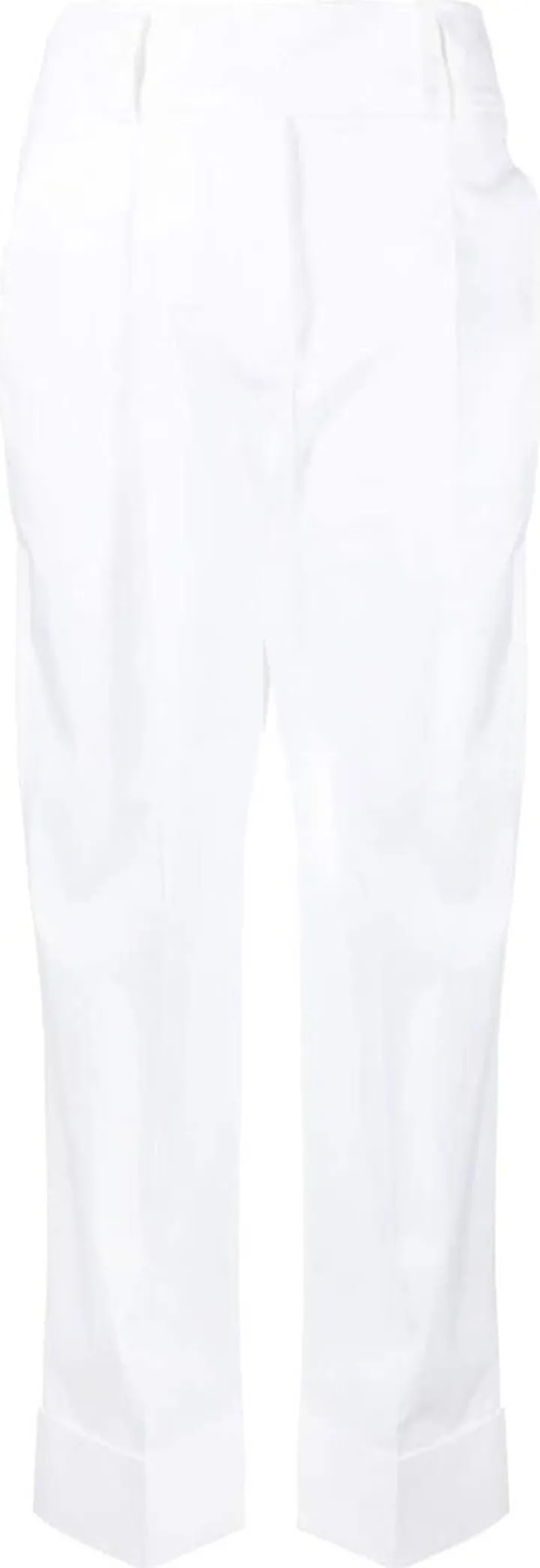 Straight-Cut Leg Trousers