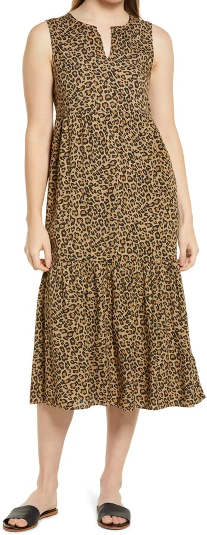 Ireana Tiered Ruffle Midi Dress