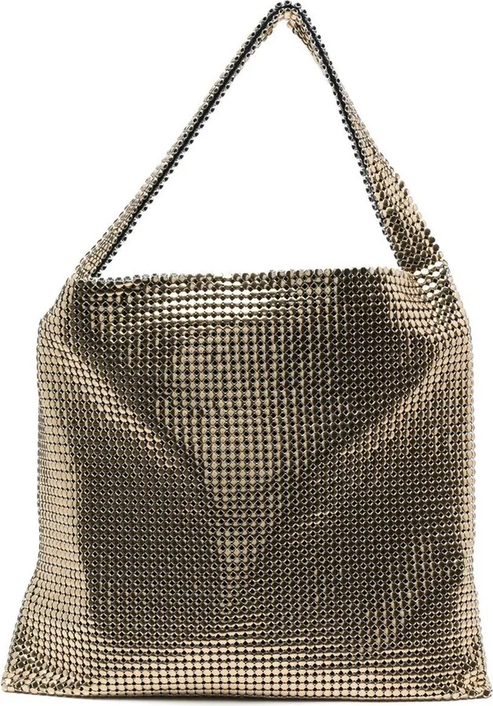 Pixel metallic tote bag