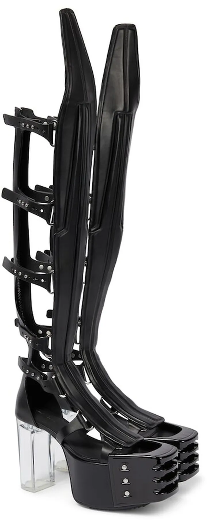 Spartan Waders platform knee-high boots