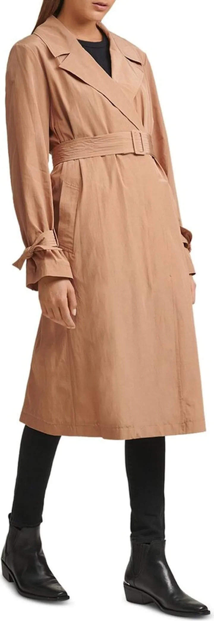 Womens Fashion Long Trench Coat