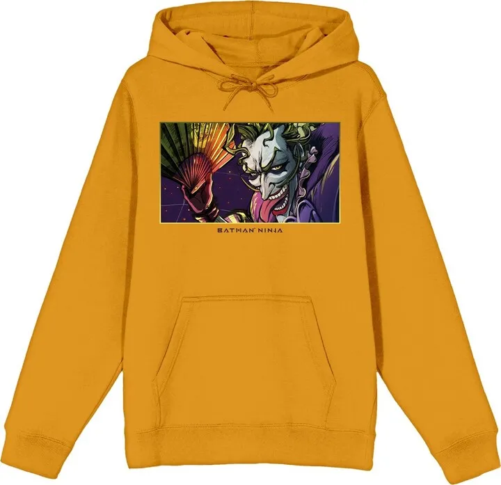 Batman Ninja Warlord Joker Men’s Mustard Yellow Sweatshirt-3XL