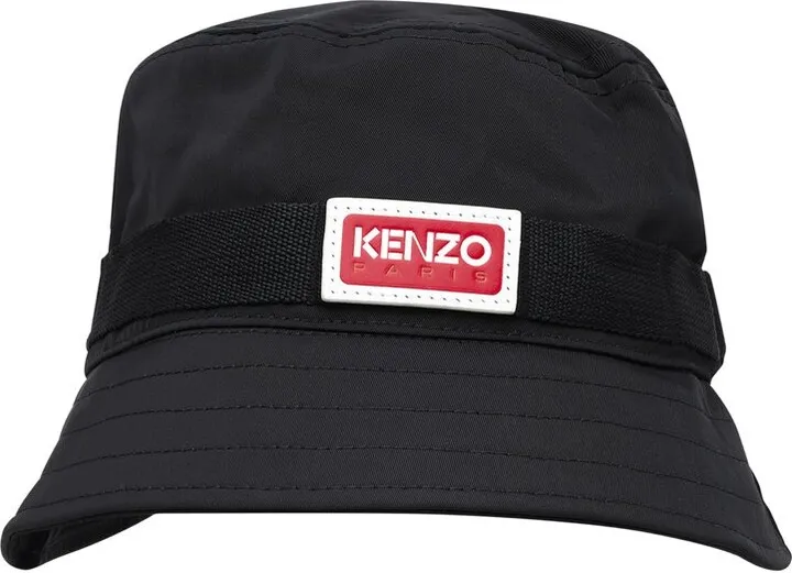 Kenzo Jungle Logo Patch Bucket Hat