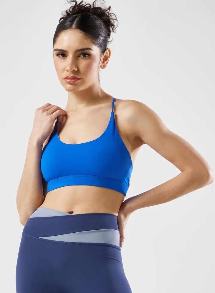 Strappy Back Detail Sports Bra