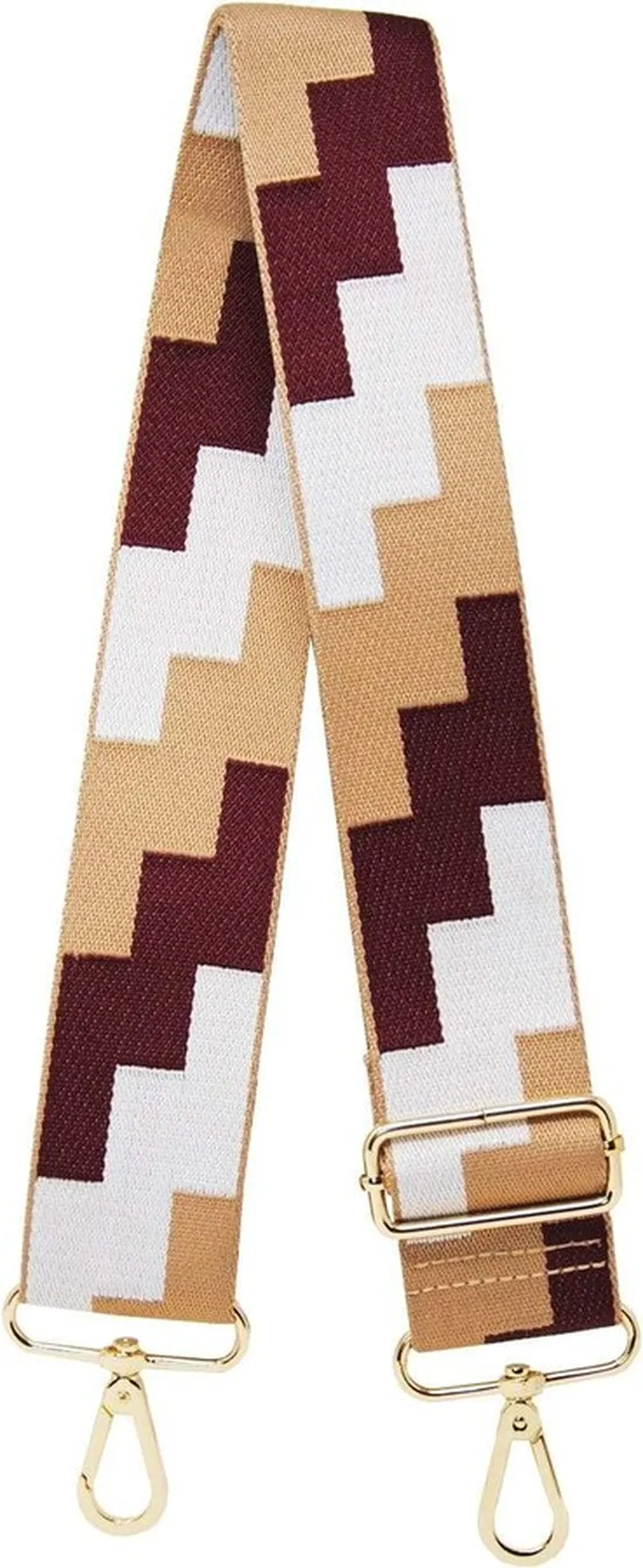 Johnny Loves Rosie - Luxe Ecru Abstract Bag Strap