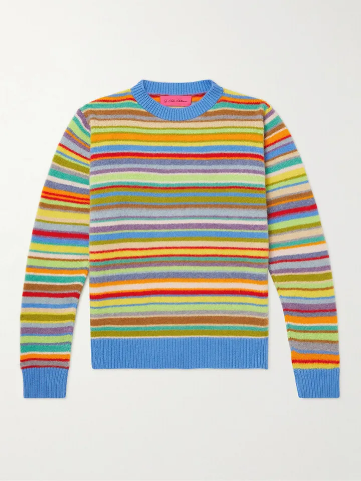 Jolly Striped Cashmere Sweater