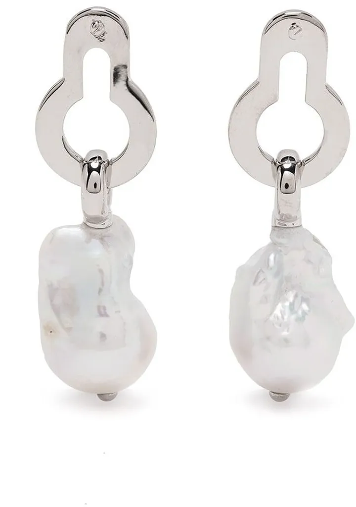 Amberley baroque-pearl earrings