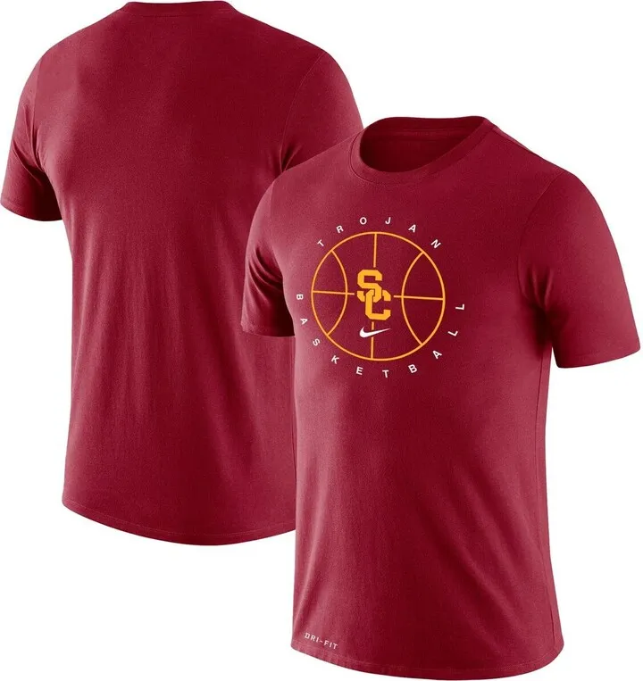 Men's Nike Cardinal Usc Trojans Basketball Icon Legend Performance T-shirt