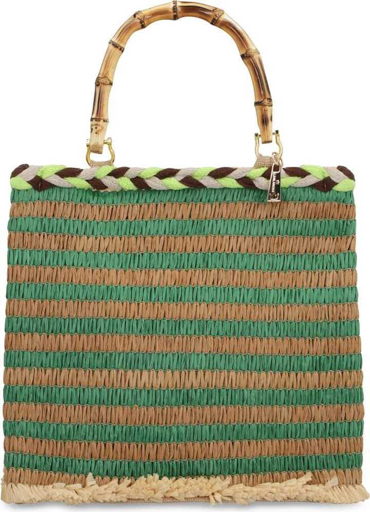 Lipari Raffia Tote Bag