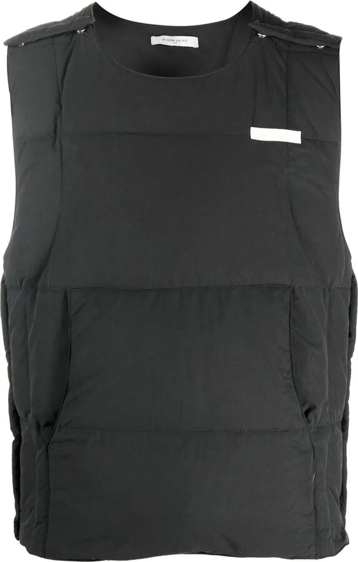 Military-Vest Feather-Down Gilet
