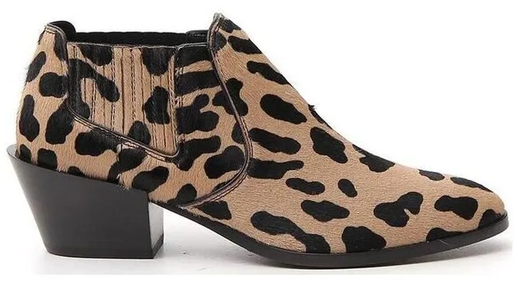 Tod's Leopard Printed Chelsea Boots
