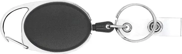 Keysmart Quick Retract Keychain - Black