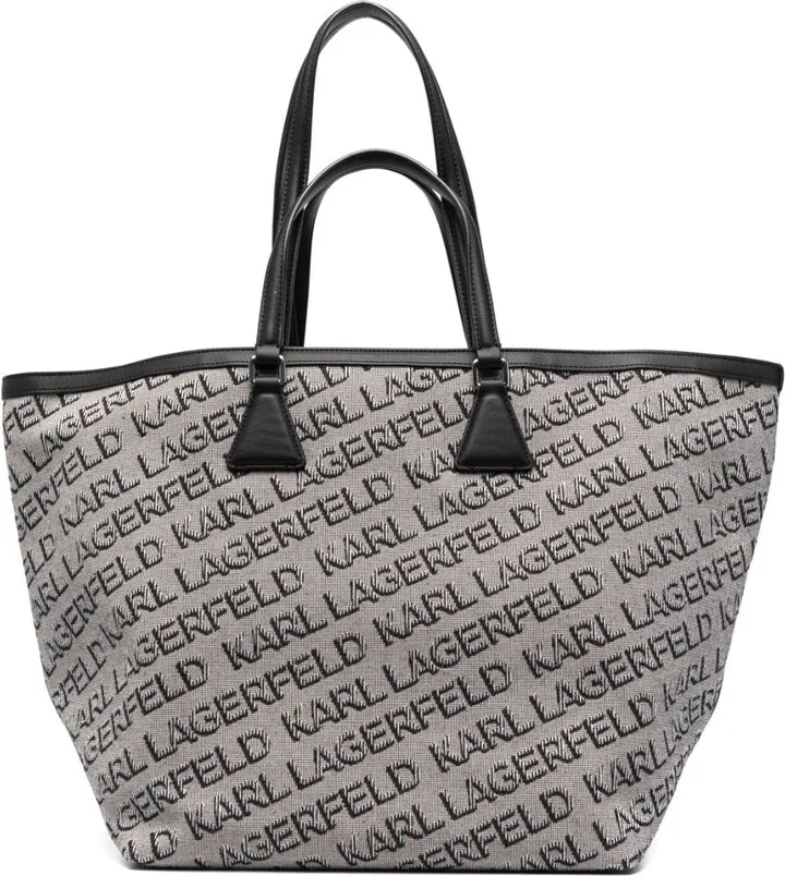 Logo-Print Maxi Tote Bag