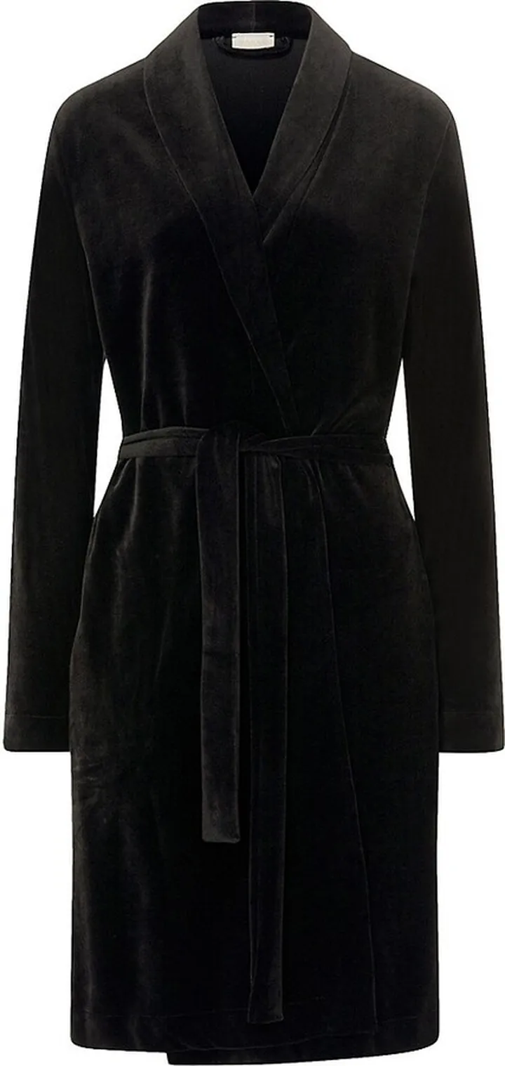 Knee-Length Velvet Robe