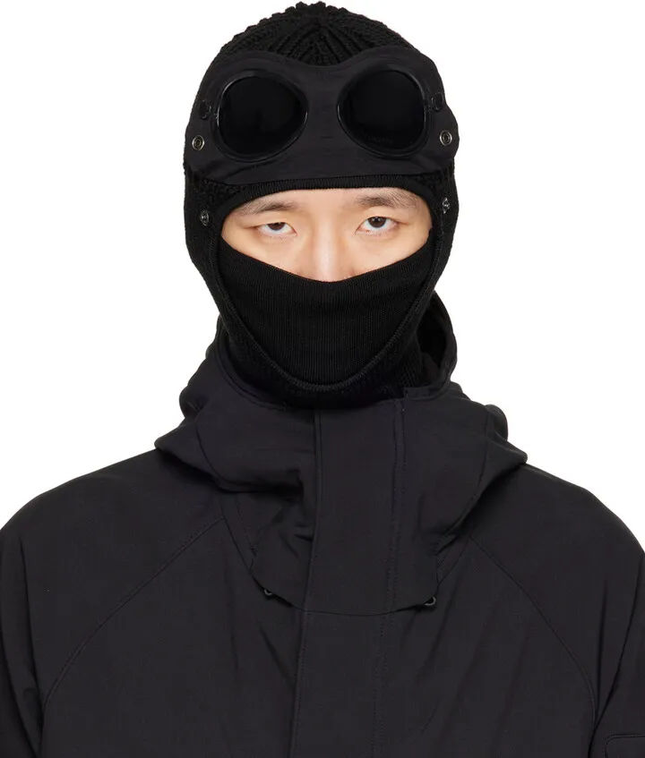 C.P. Company Black Goggle Balaclava