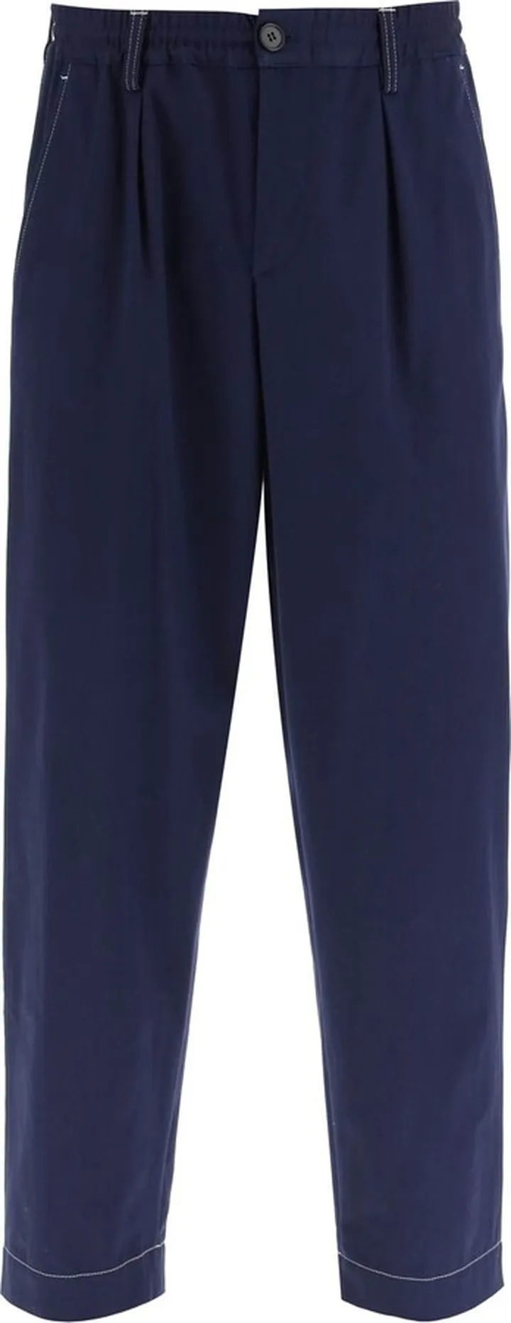 Cotton Cropped Trousers